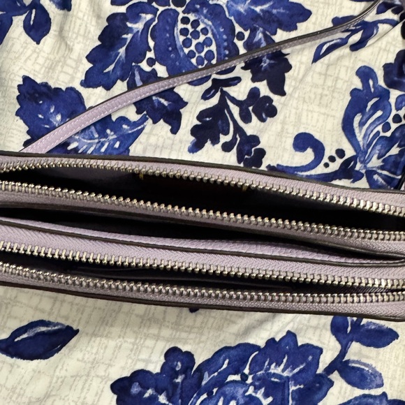 Coach Kira double large wallet wristlet bag with strap like new - Picture 9 of 13